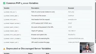 Common PHP SERVER Variables