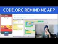 CODE ORG CSP RemindMe App Unit 5 Lesson 4