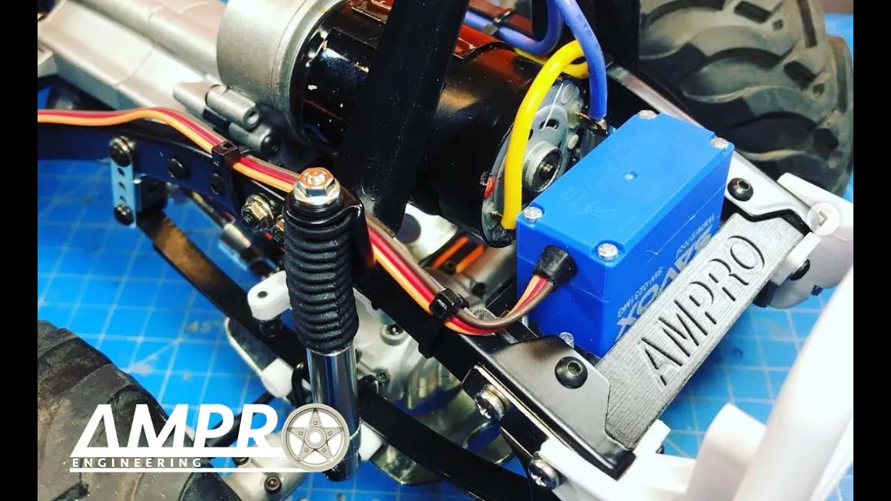 HG P407 (Tamiya Bruiser Clone) Steering Servo Mount