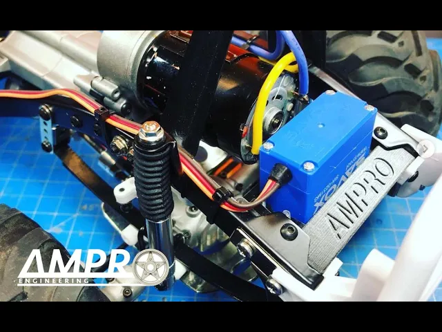 HG P407 (Tamiya Bruiser Clone) Steering Servo Mount video thumbnail