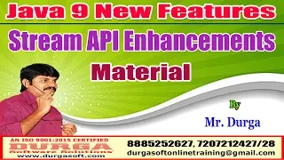 Download Java 9 New Features Stream API Enhancements Material