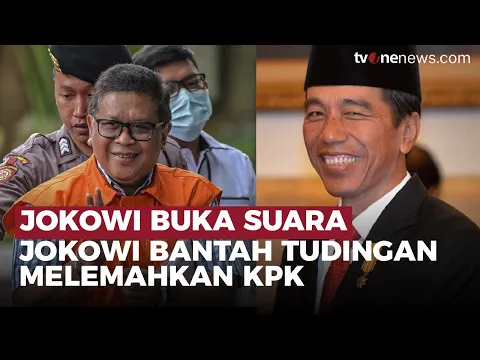 Dituding Hasto Jadi Dalang Revisi UU KPK, Jokowi Beri Jawaban Tegas