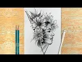 Download Lagu How to Draw Pencil Sketch for Beginners step by step | Creative Drawing Ideas | #63