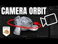 How to - Orbit Rotate Your Camera Around an Object Blender 4 5