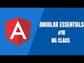 Angular Essentials - NgClass