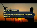Code Review of Senior Python Engineers - Keith Yang PyCon AU 2023