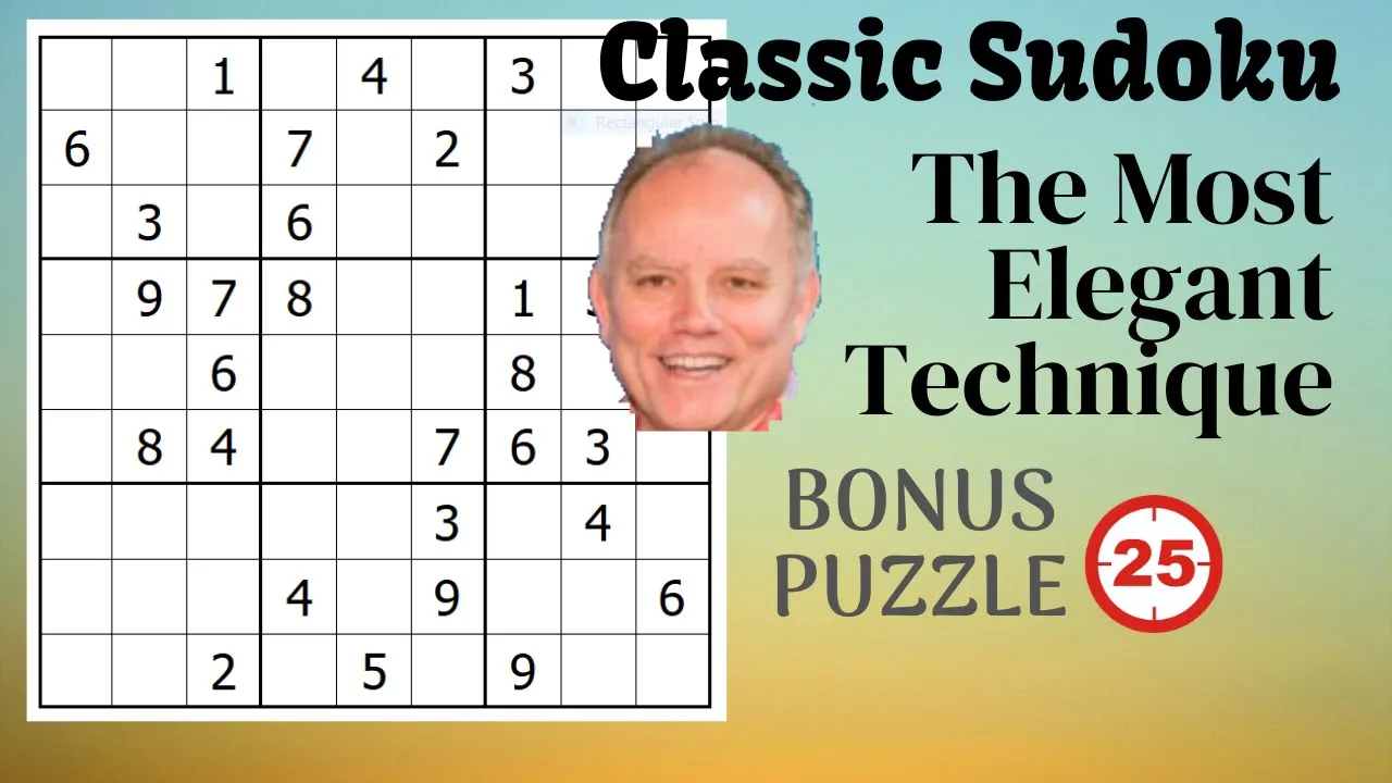 Sudoku at its Most Elegant