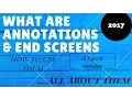 What is annotations and End Screens on youtube - All About Annotation
