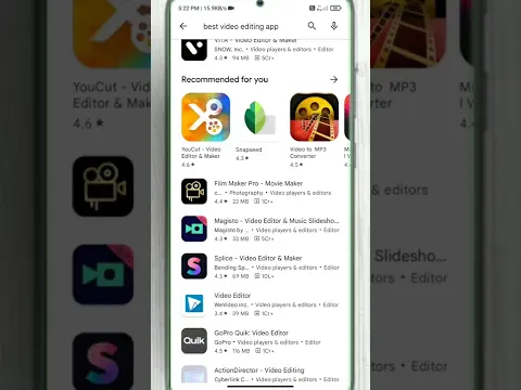 Download MP3 Best Video Editing App 2022🔥 #shorts