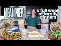 Easy Meal Prep Recipes A Week of Family Dinner Ideas Summer Recipes