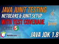 Tutorial Java JUnit Testing Code Coverage Installation Netbeans JDK 1 8 JaCoCo Plugin 2022