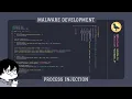 Malware Development Process Injection