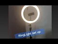 Affordable 16 Ring light Walmart Unboxing Installation my first ring light