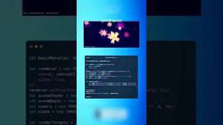 3D Flowers Animation using HTML CSS JS