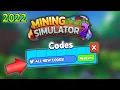 ALL WORKING CODES FOR MINING SIMULATOR 2 2022 Roblox Mining Simulator 2 Codes
