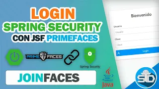 Login con Spring Security usando JSF PrimeFaces + Spring Boot mediante JoinFaces
