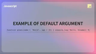 Understanding Function Arguments Parameters in JavaScript