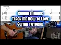 Download Lagu How to play Shawn Mendes Teach Me How to Love Guitar Tutorial
