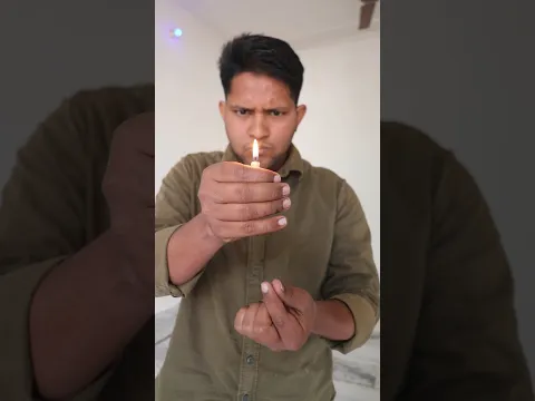 मोमबत्ती गायब करने का जादू सीखें/ Candle vanishing magic #magic #shorts