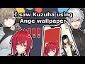 Download Lagu [Nijisanji/Eng sub]Kanae saw Kuzuha using Ange wallpaper on his phone