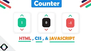 Build Counter Project in HTML CSS JavaScript - Tutorial