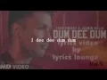 DUm Dee Dee Dum Zack Knight NEW song  2016 with lyrics