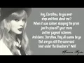 Download Lagu Taylor Swift- Dorothea (Lyrics)