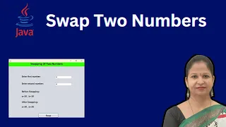 Java Program to Swap Two Numbers with user input Using NetBeans