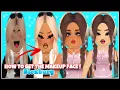 TUTORIAL HOW TO ADD MAKEUP FACE ID CODES IN BLOXBURG ROBLOX