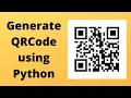 QRCODE GENERATOR PROGRAM USING PYTHON