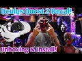Deadpool Oculus Quest 2 Decal Skin Unboxing Install