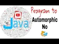 Automorphic No in java what is automorphic no java programming with mritunjay bharat