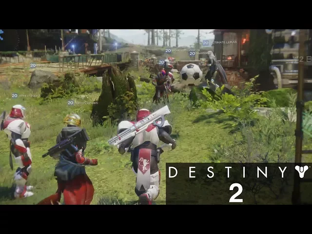 Destiny 2 Soccer Match in The Farm
