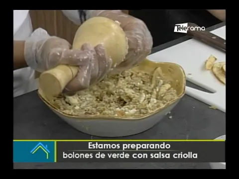 Hoy en la Cocina: Bolones de verde con salsa criolla