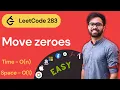 Move zeroes LeetCode Java solution in Hindi LeetCode 283