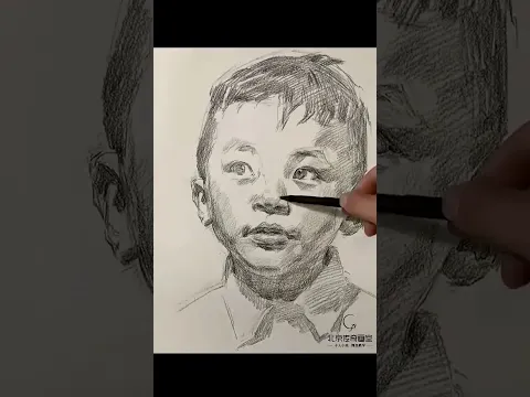 Portrait drawing #pencilportrsit #drawing #sketch