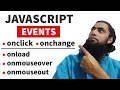 What is an Event in JavaScript onclick onchange onmouseover onmouseout onload How to Use