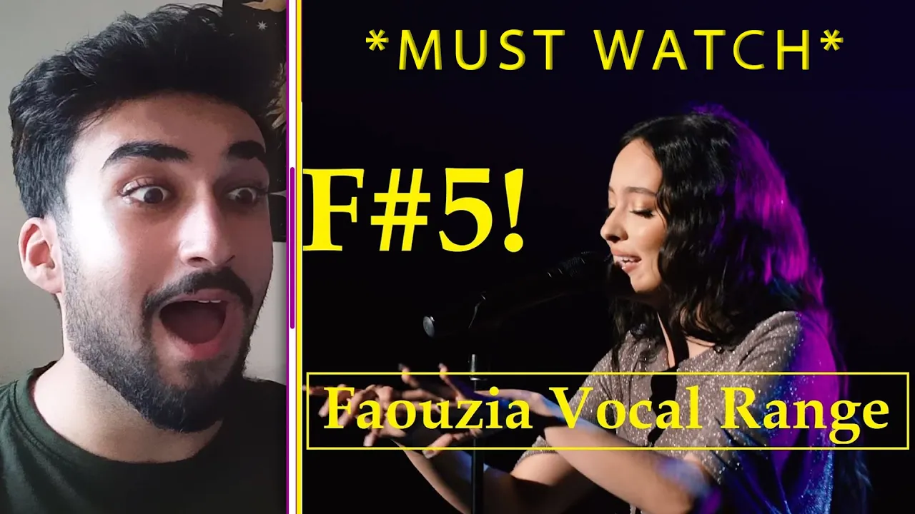 HORRIBLE SINGER Reacts to Faouzia Live Vocal Range (Eb3-F#5-Bb5) at Burton Cumming Concert