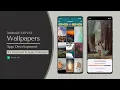 Wallpaper App in Android using VM - Part 7 Download Apply Wallpaper Android Studio Tutorial
