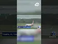 American Airlines plane aborts takeoff after losing tires