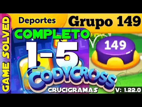 Download MP3 CodyCross - Crucigramas | Deportes - Grupo 149 [Completo]