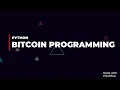 Bitcoin Programming with Python