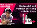 Elementor - Horizontal and Vertical Scrolling on the Same Page