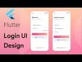 Flutter Login Page UI - Speed Code Tutorial