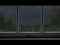 Download Lagu Window Rain - Heavy Rain and Thunder with Green Noise - 1 hour Rain Sounds for Sleep - Relaxing Rain