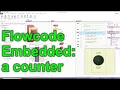 3 - Simple counter E-blocks 3 Flowcode V11