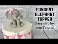 Download Lagu Fondant Elephant Topper - Easy Step By Step Tutorial