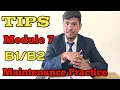 How to clear module 7 Maintenance Practice Important topic books and questions