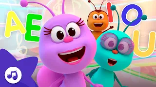 Le Vocali Rock & Roll 🎸 Piccoli Insetti 🐞 Canzoni per bambini
