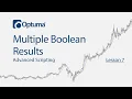 Multiple Boolean Results Advanced Scripting in Optuma